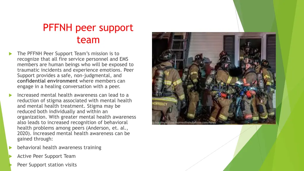 pffnh peer support team