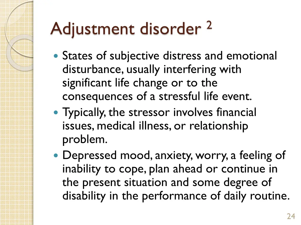 adjustment disorder 2