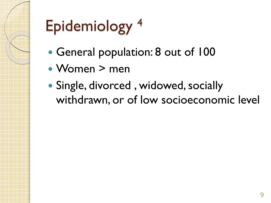 epidemiology 4