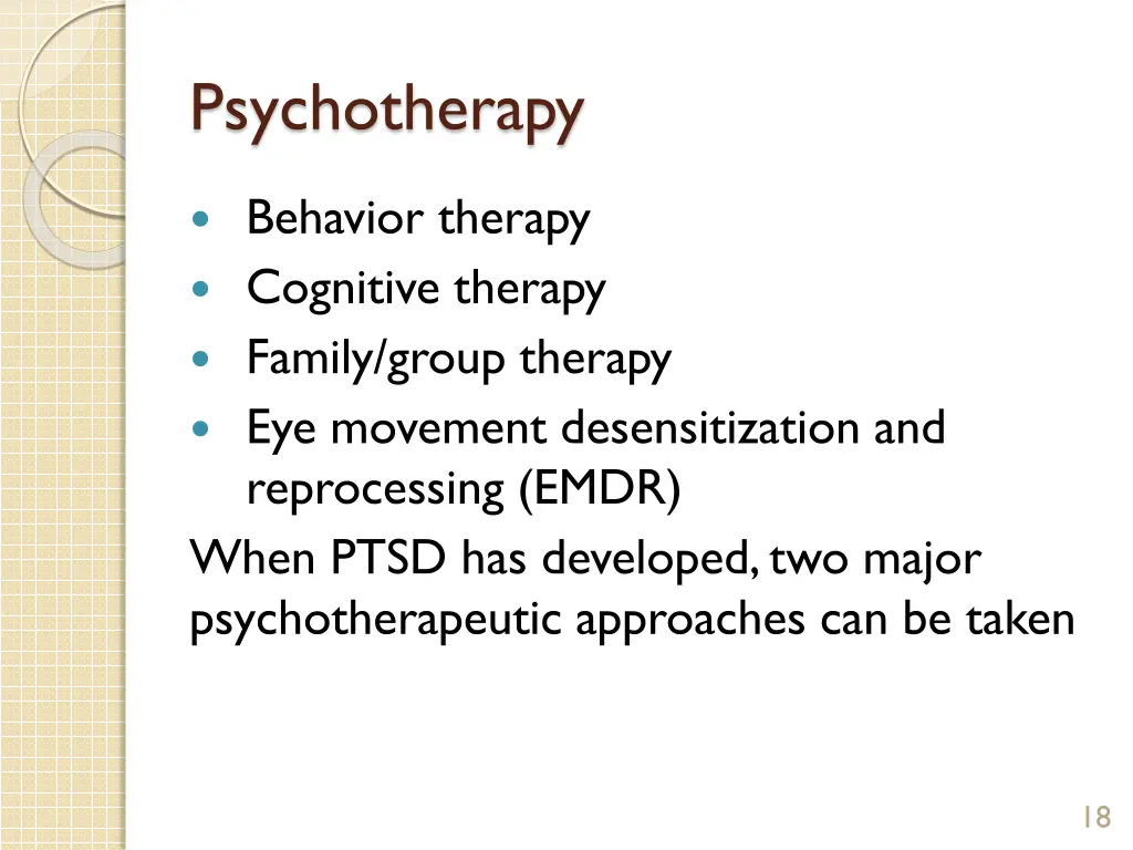 psychotherapy