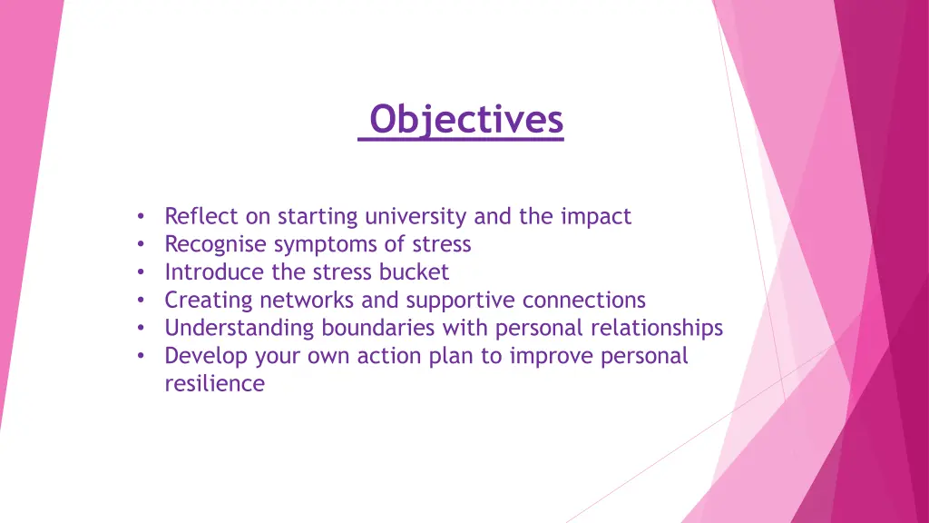 objectives