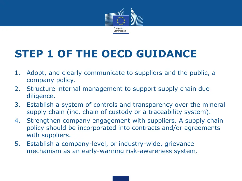 step 1 of the oecd guidance