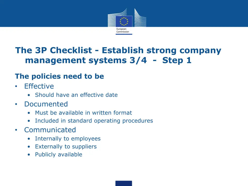 the 3p checklist establish strong company 2