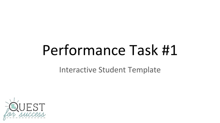 performance task 1