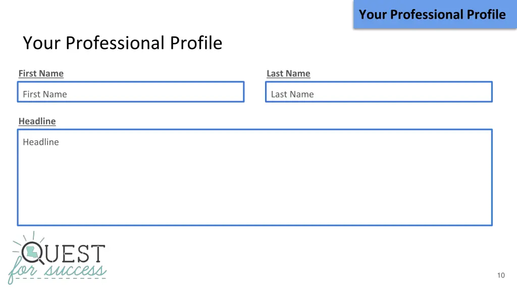 your professional profile 1