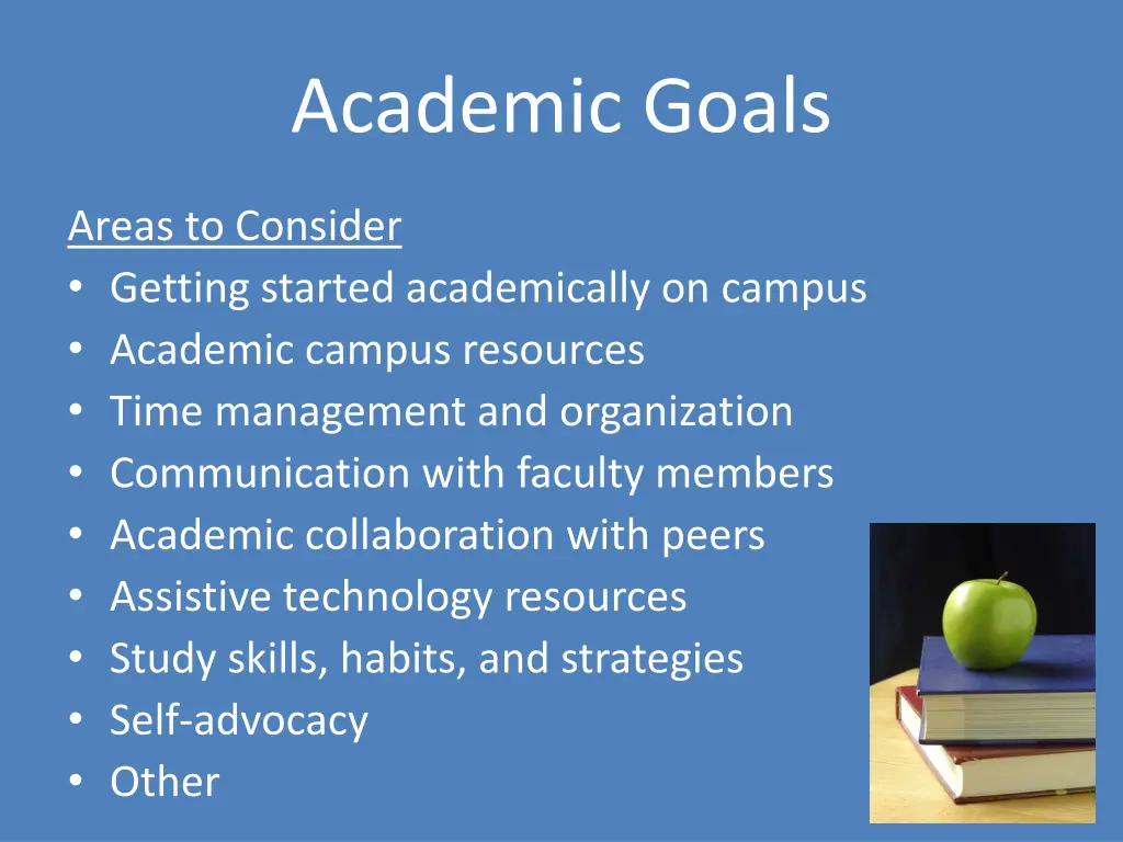 academic goals