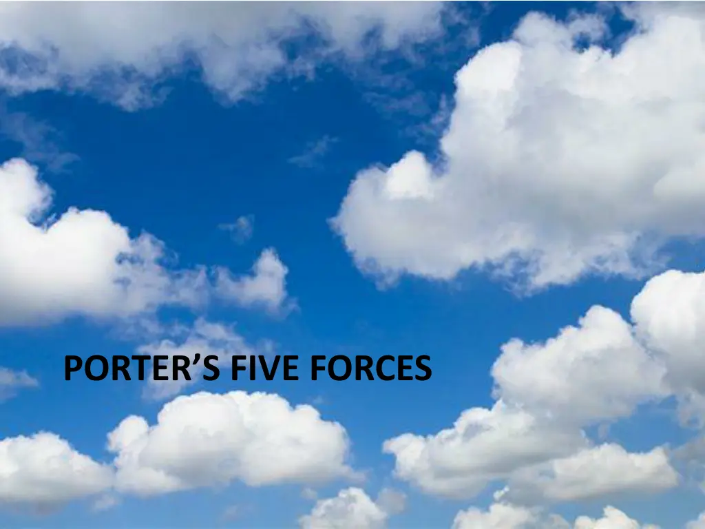 porter s five forces