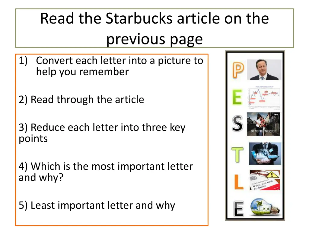 read the starbucks article on the previous page