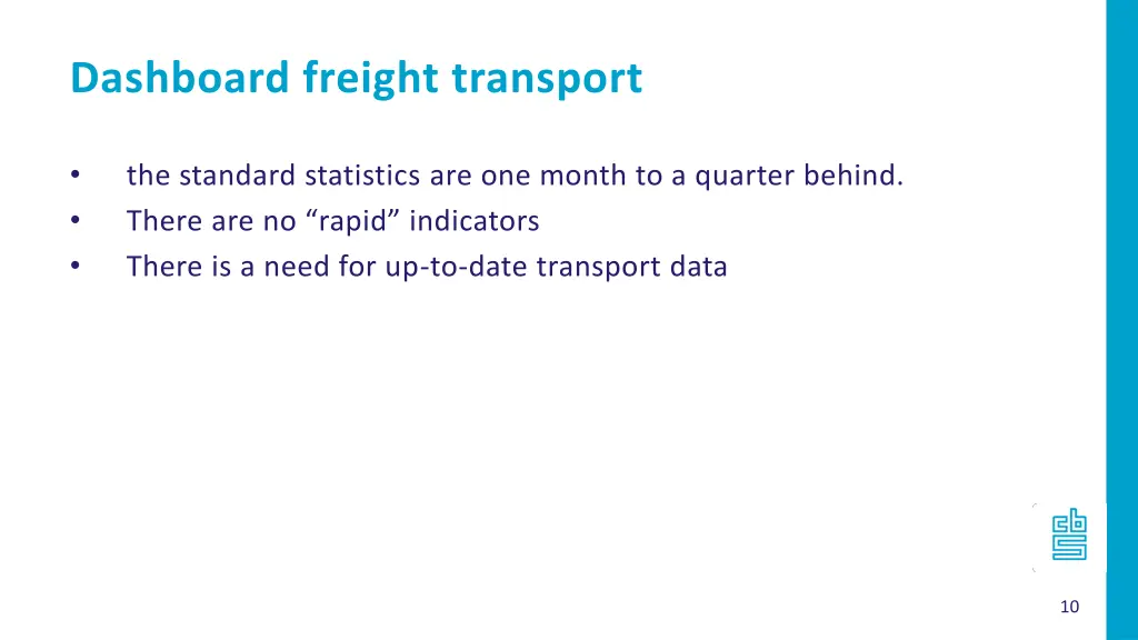 dashboard freight transport