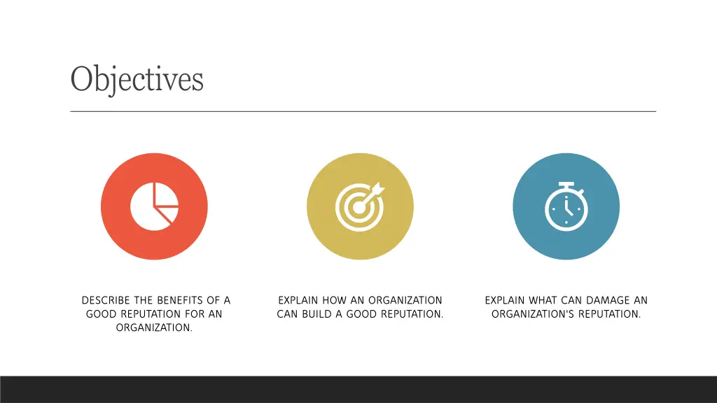 objectives