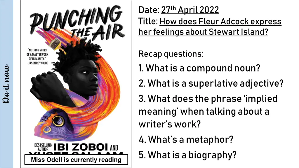 date 27 th april 2022 title how does fleur adcock