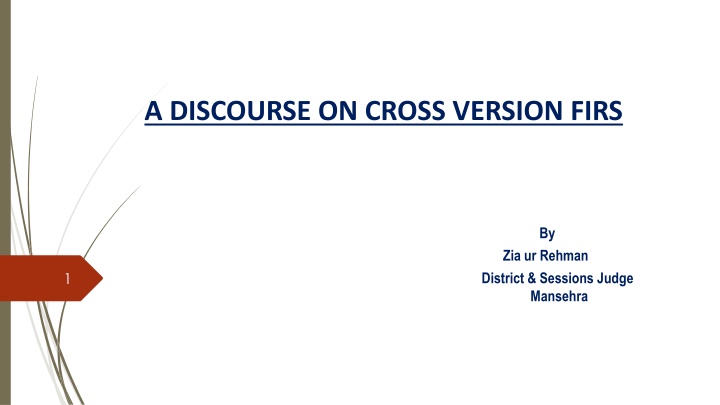 a discourse on cross version firs