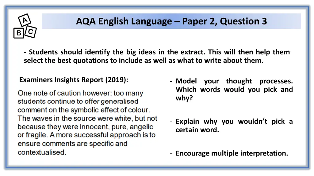 aqa english language paper 2 question 3