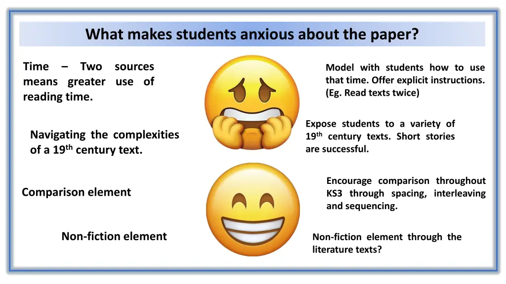 what makes students anxious about the paper