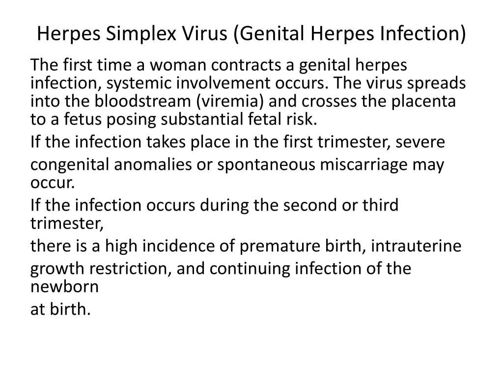 herpes simplex virus genital herpes infection