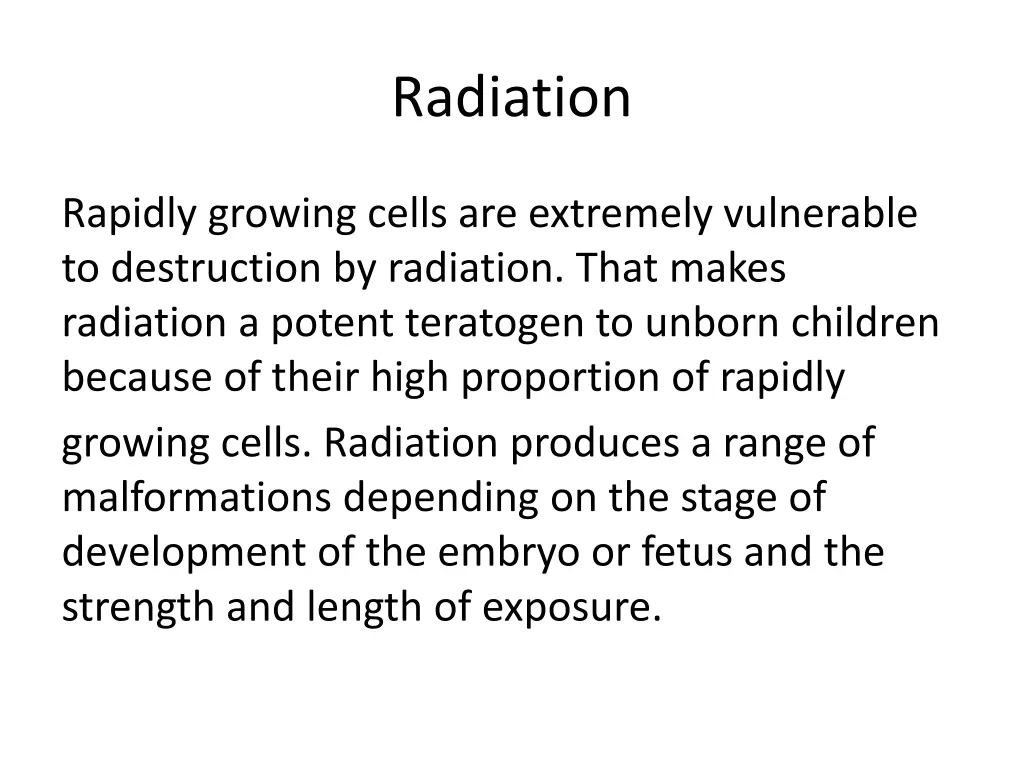 radiation