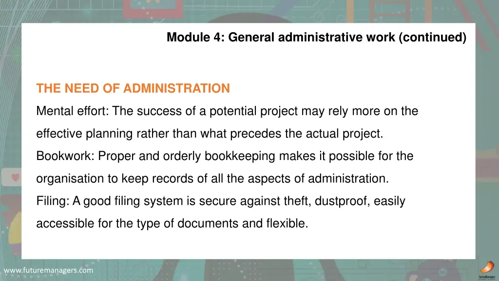 module 4 general administrative work continued 1