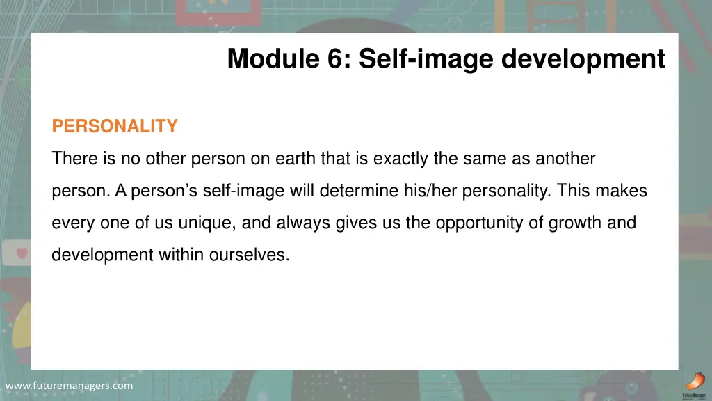 module 6 self image development