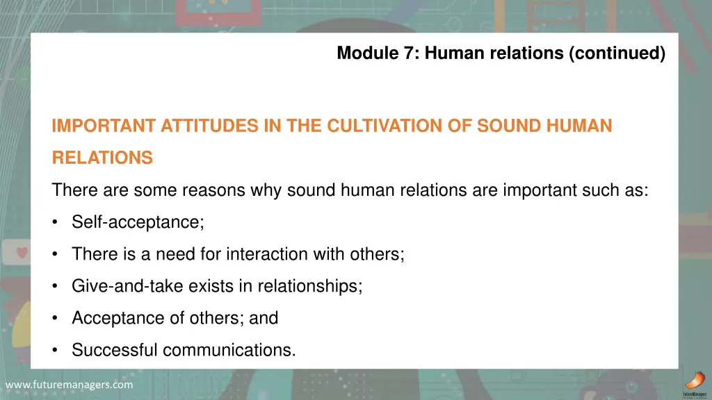 module 7 human relations continued 2