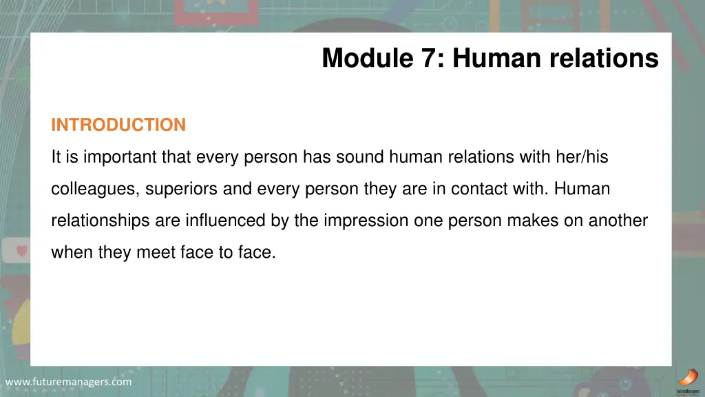 module 7 human relations