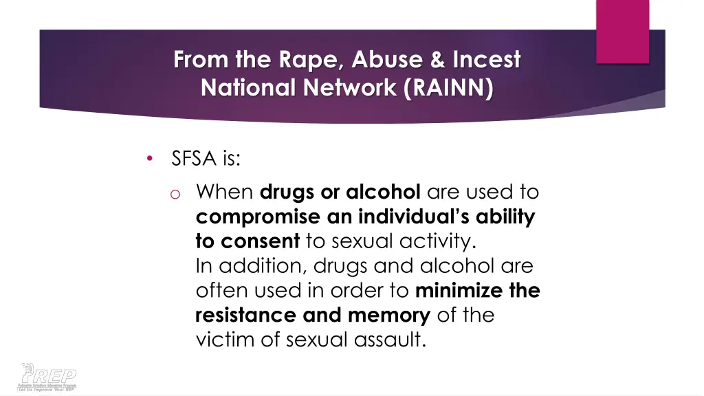 from the rape abuse incest national network rainn