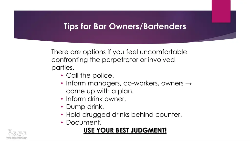 tips for bar owners bartenders 2