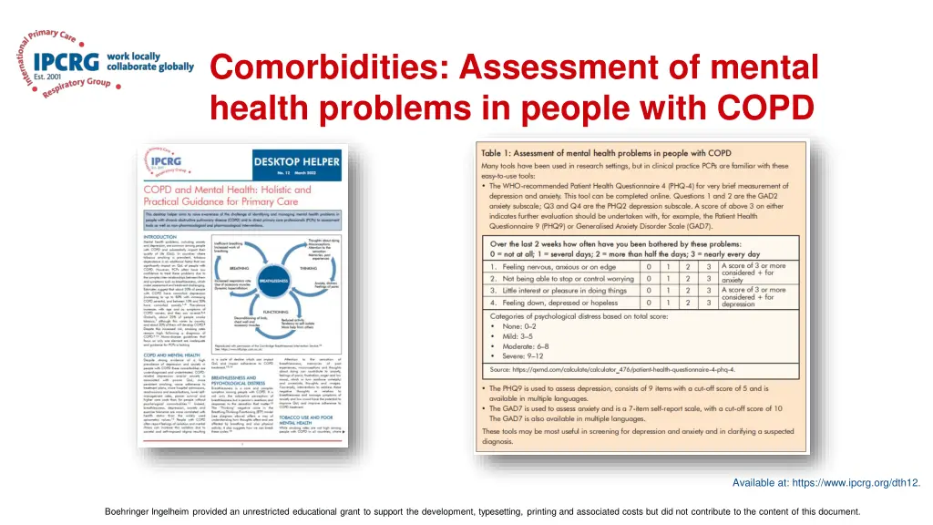 comorbidities assessment of mental health