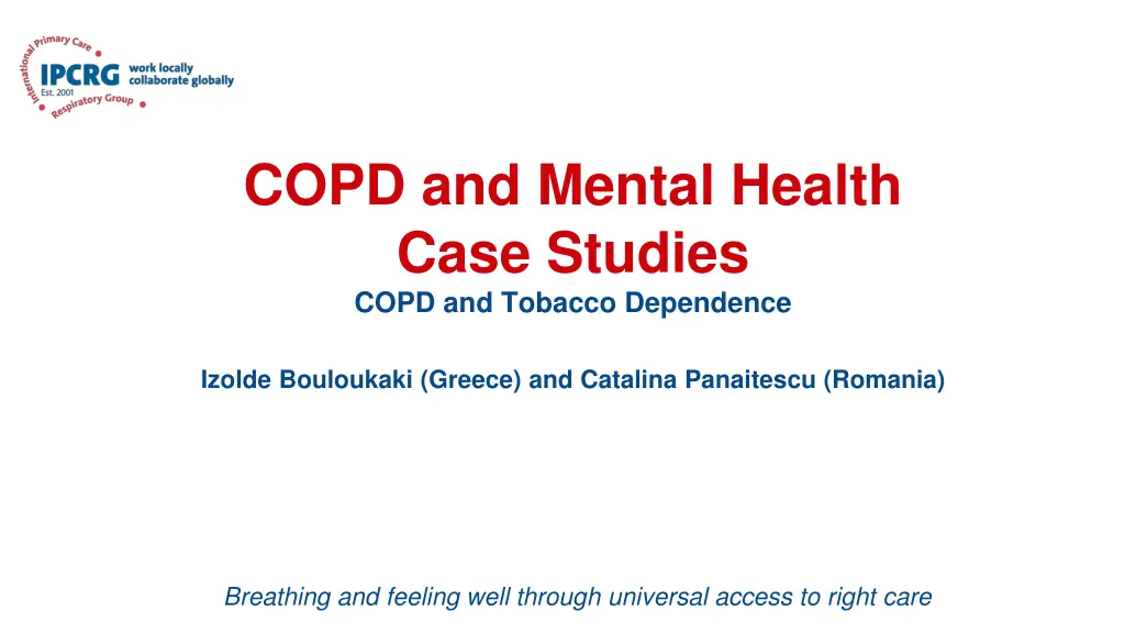 copd and mental health case studies copd