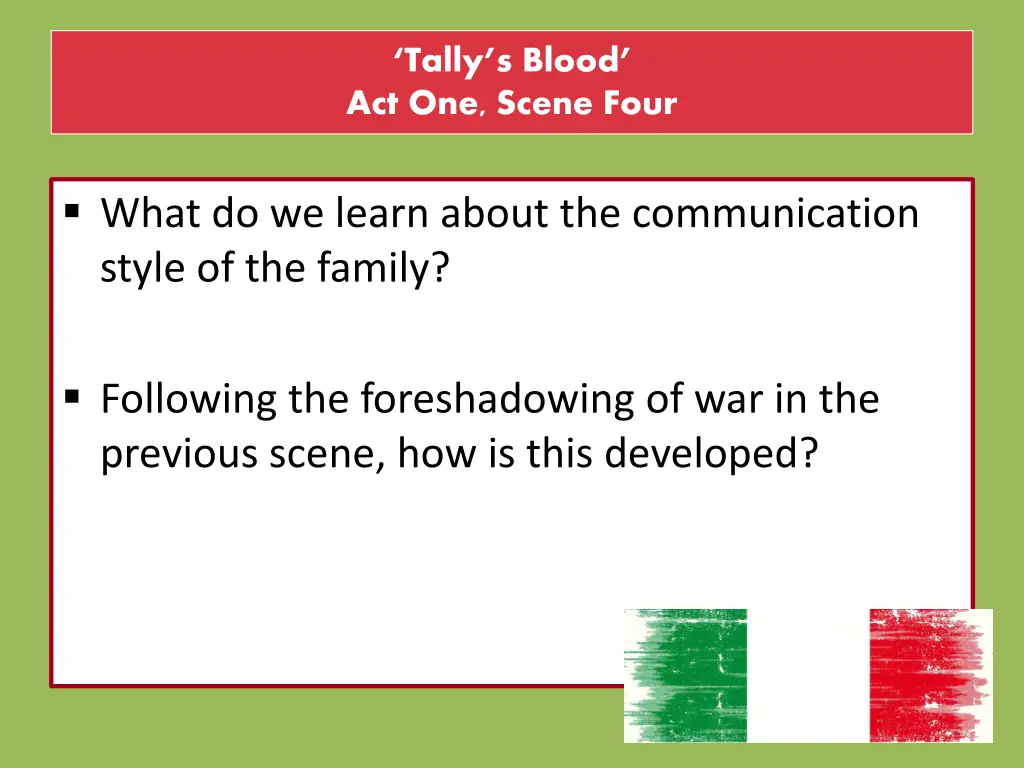 tally s blood act one scene four