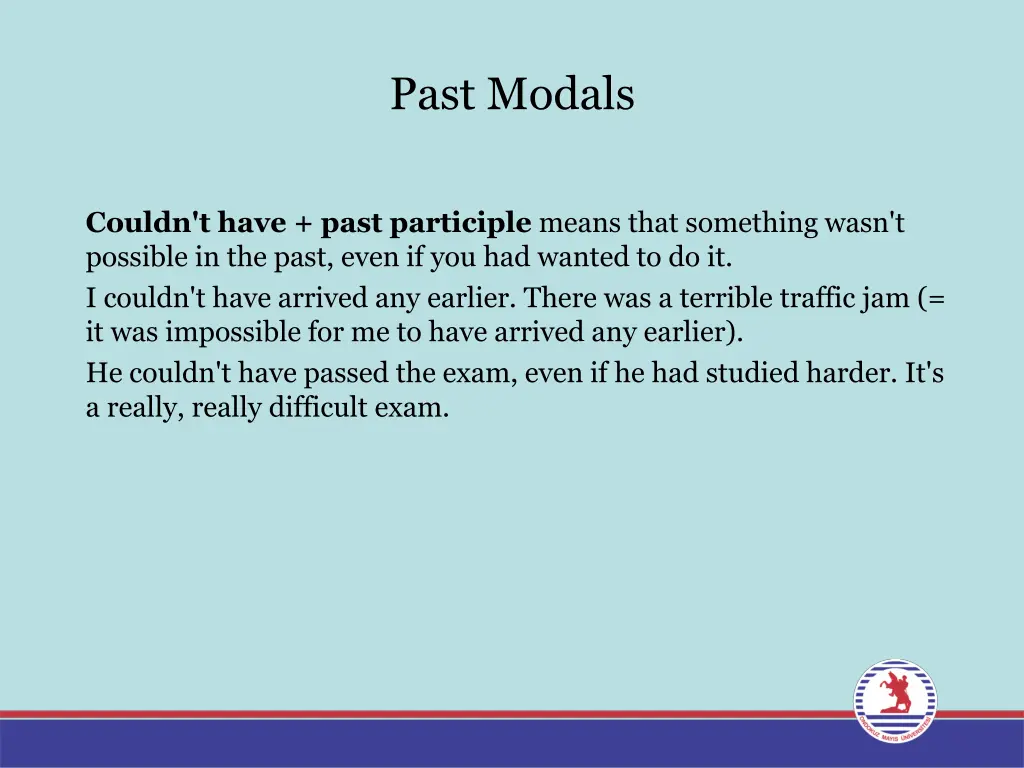 past modals 2