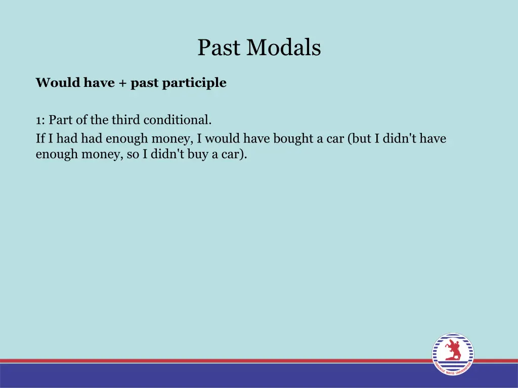 past modals 7