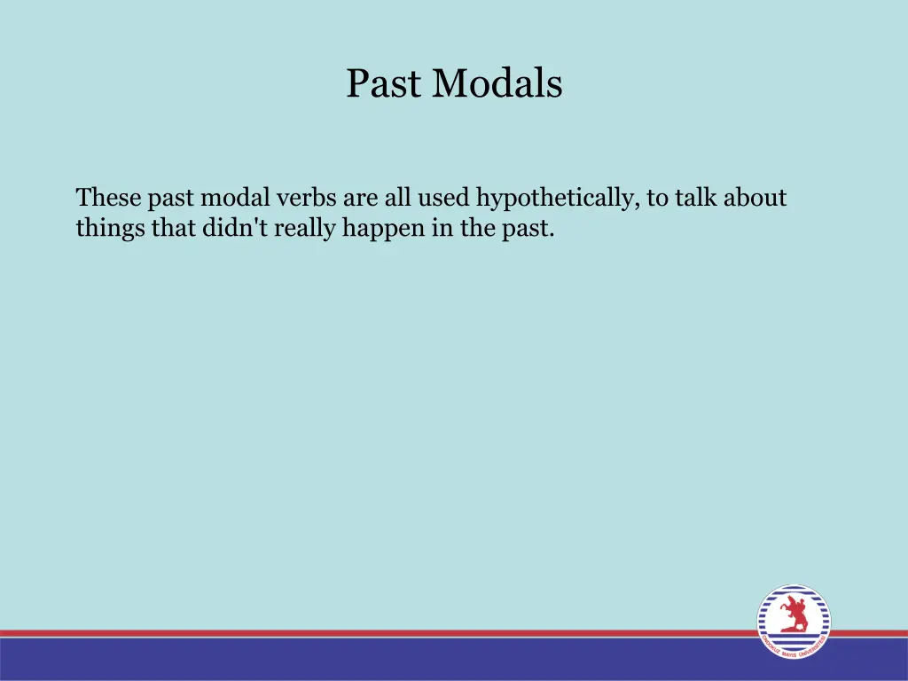 past modals