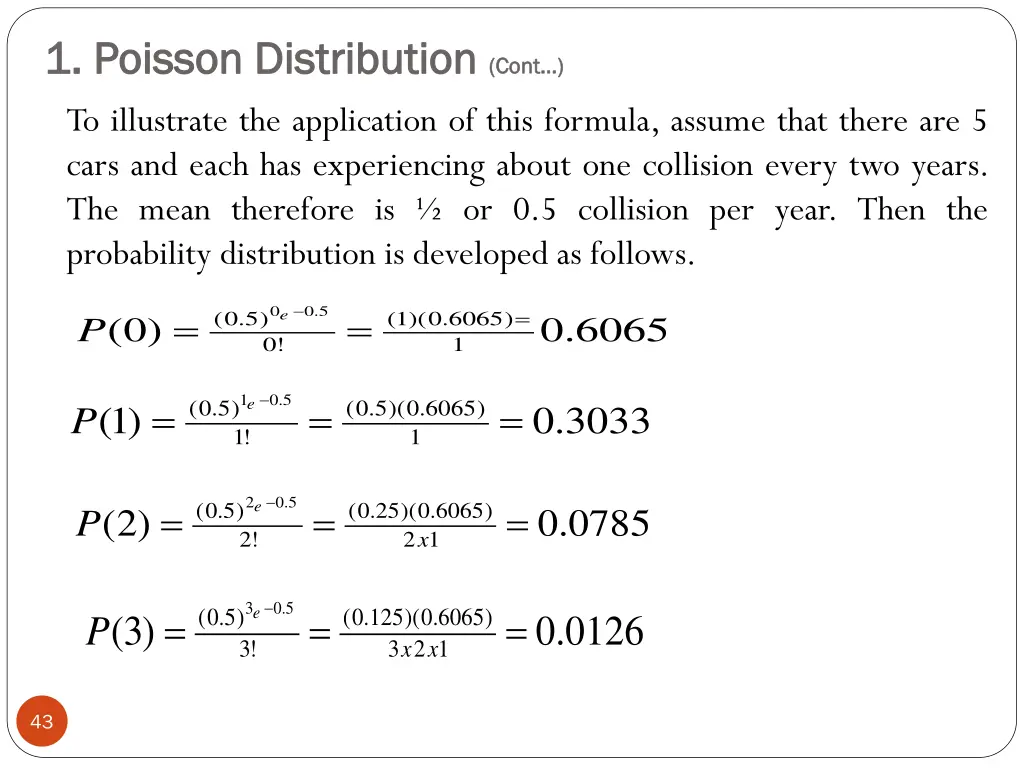 1 poisson distribution 1 poisson distribution 1