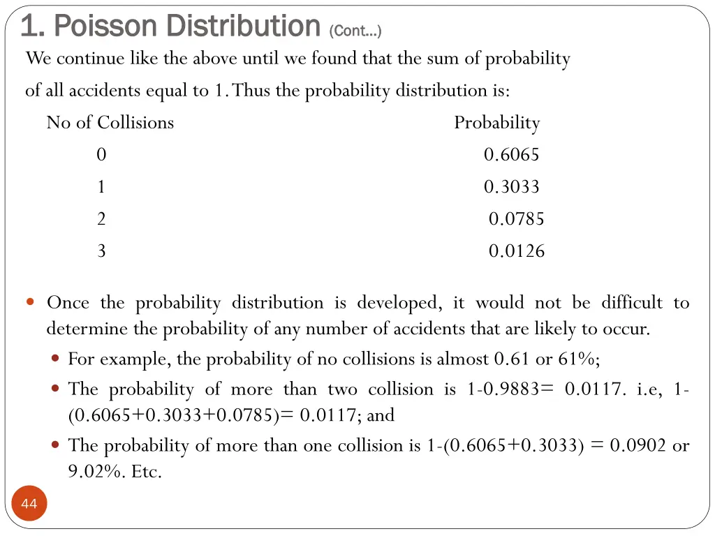 1 poisson distribution 1 poisson distribution cont 1