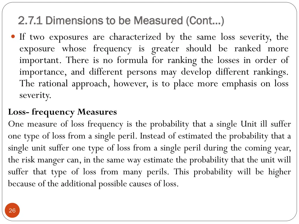 2 7 1 dimensions to be measured cont