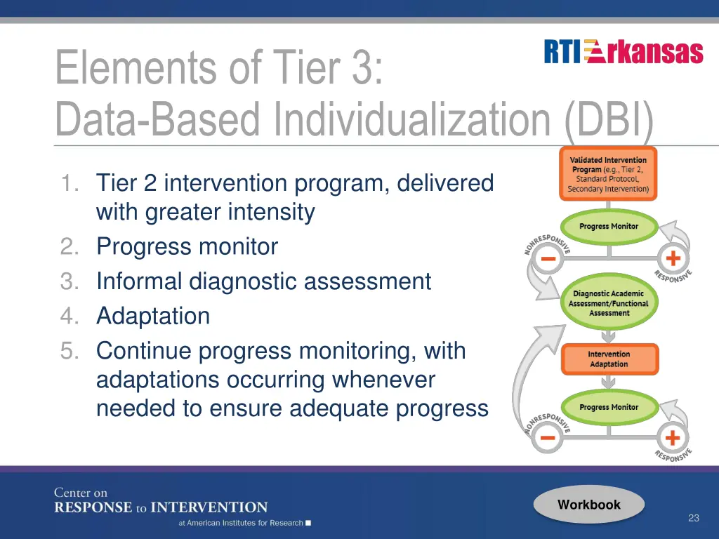 elements of tier 3 data based individualization