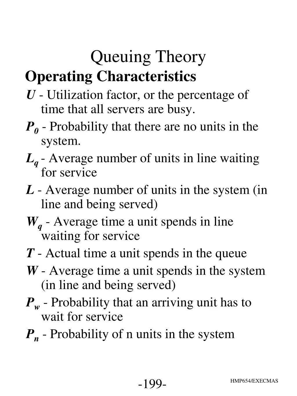 queuing theory 11