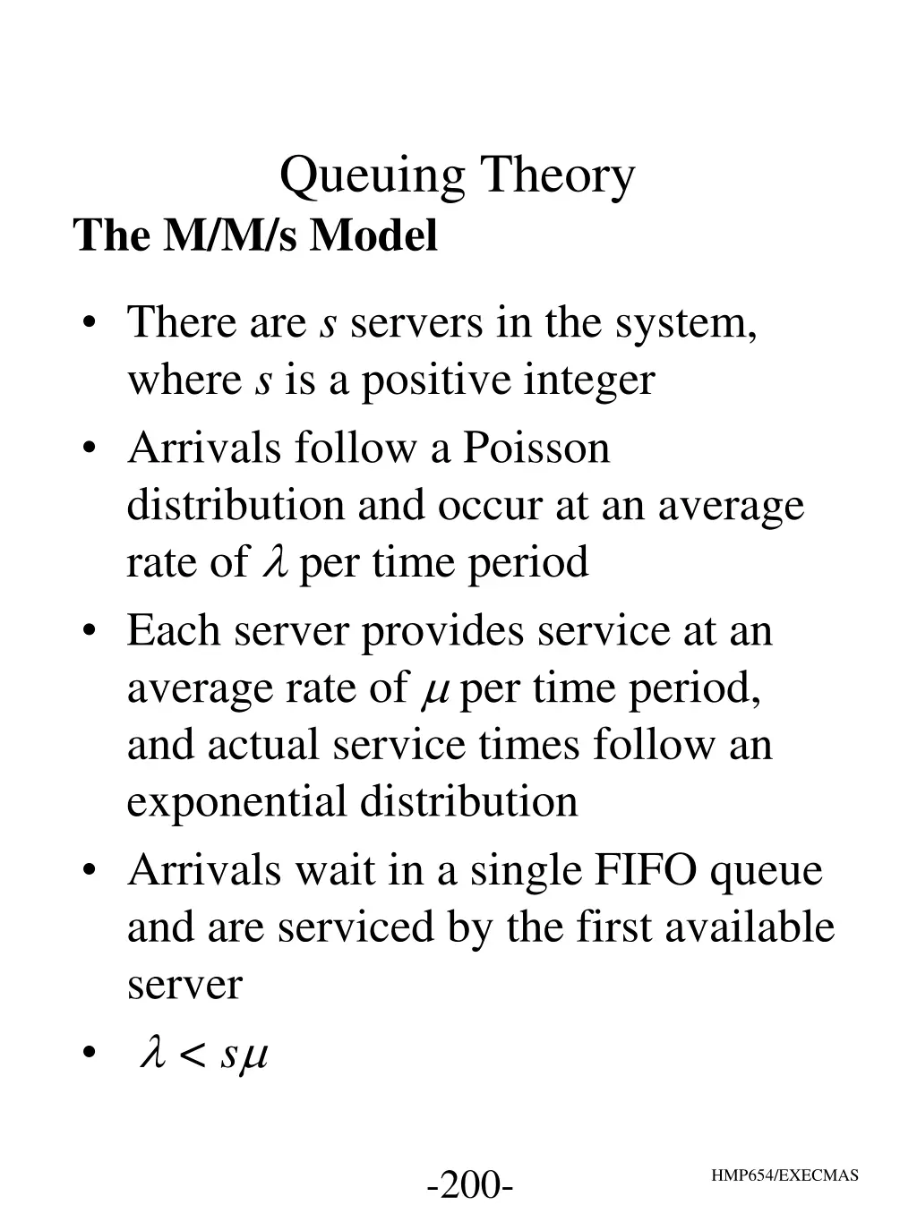 queuing theory 12