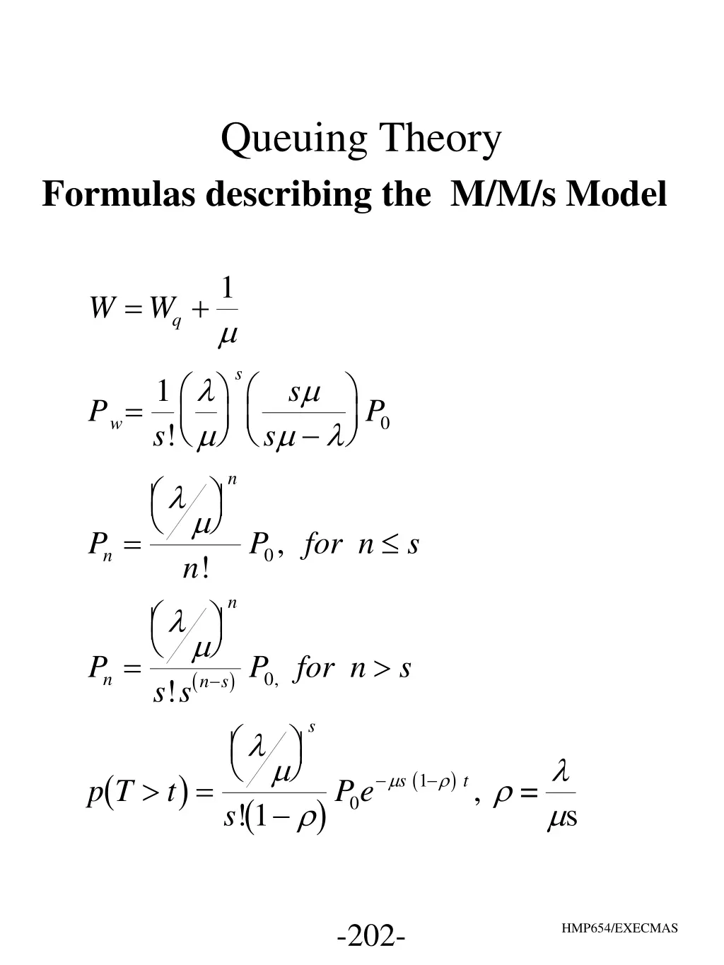 queuing theory 14