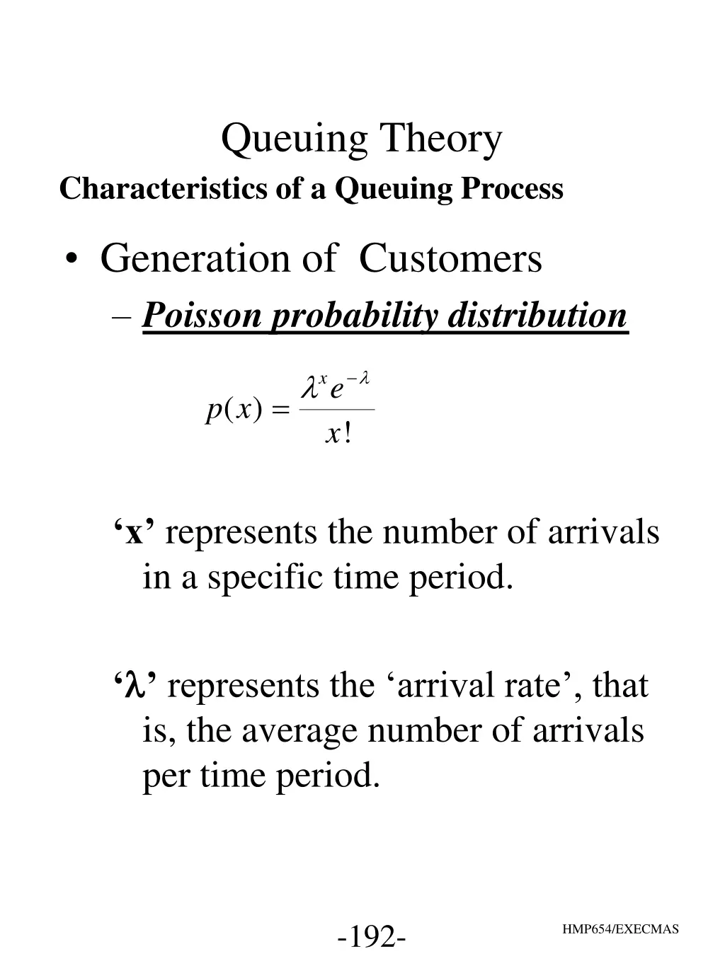 queuing theory 4