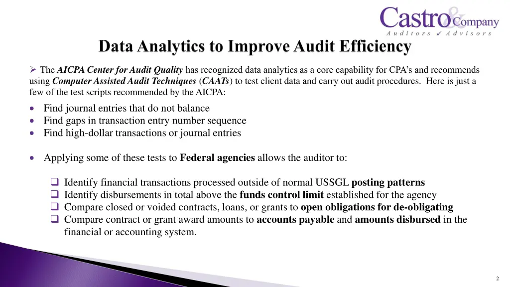 the aicpa center for audit quality has recognized