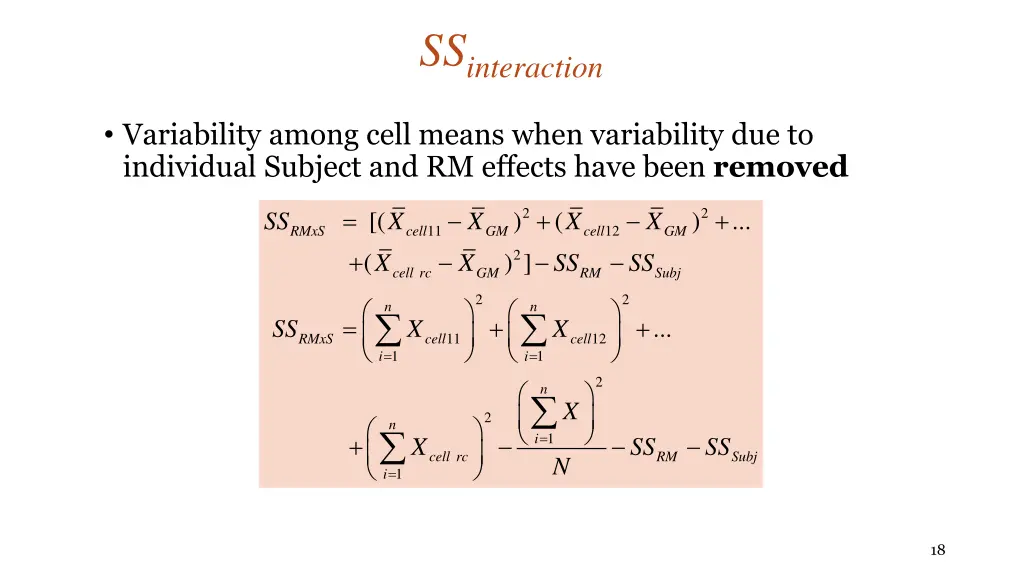 ss interaction