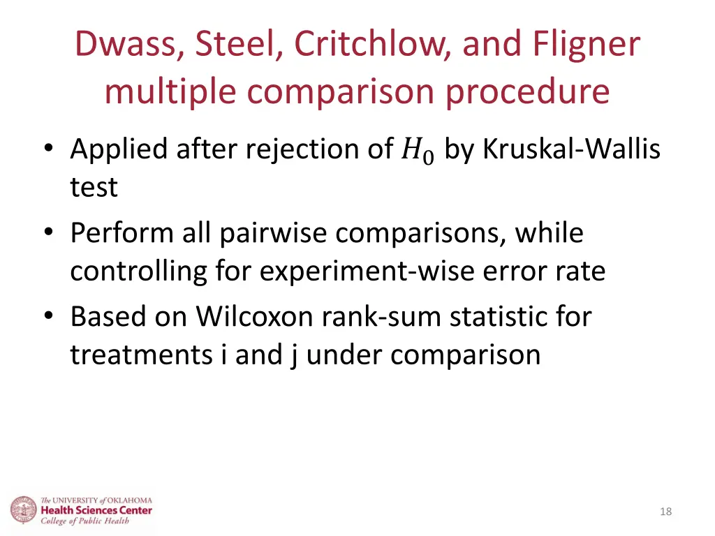 dwass steel critchlow and fligner multiple