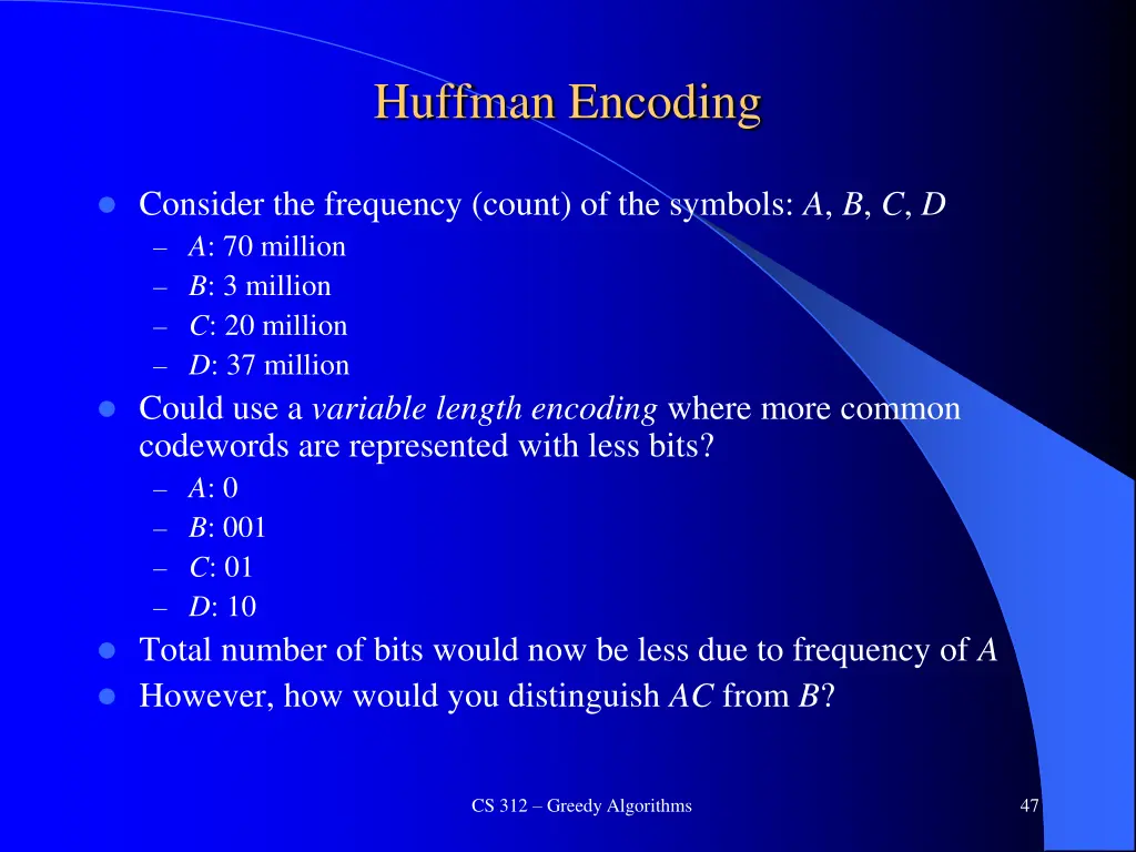 huffman encoding 3