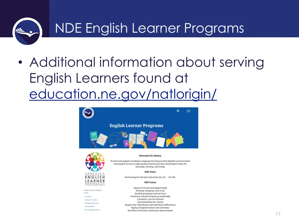 nde english learner programs