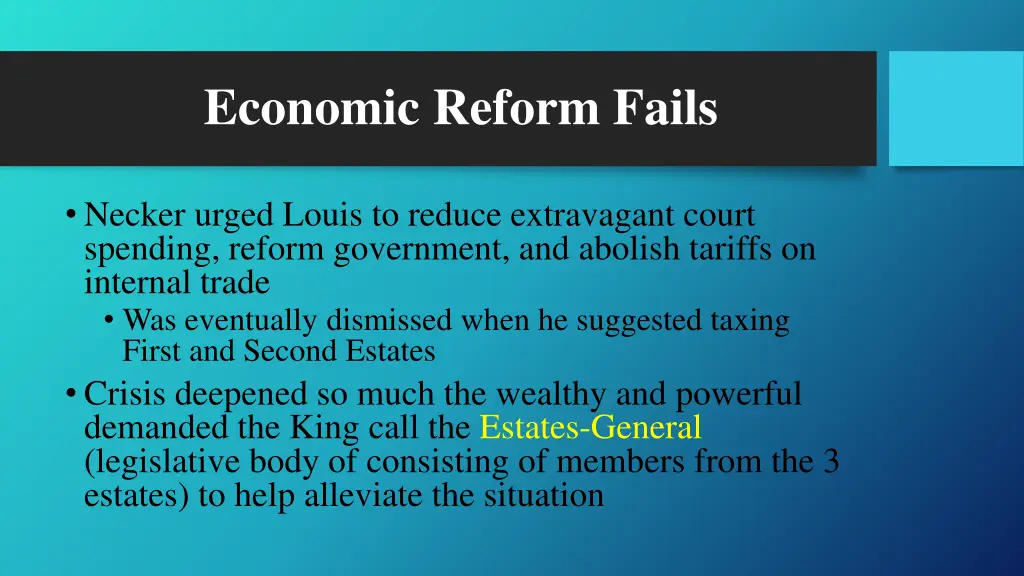 economic reform fails 1