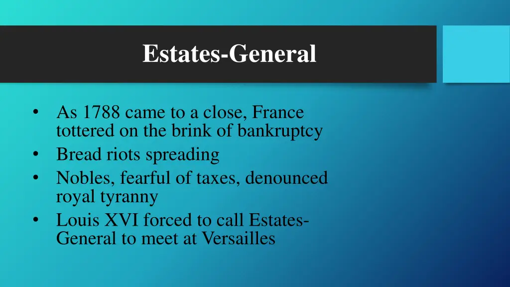 estates general