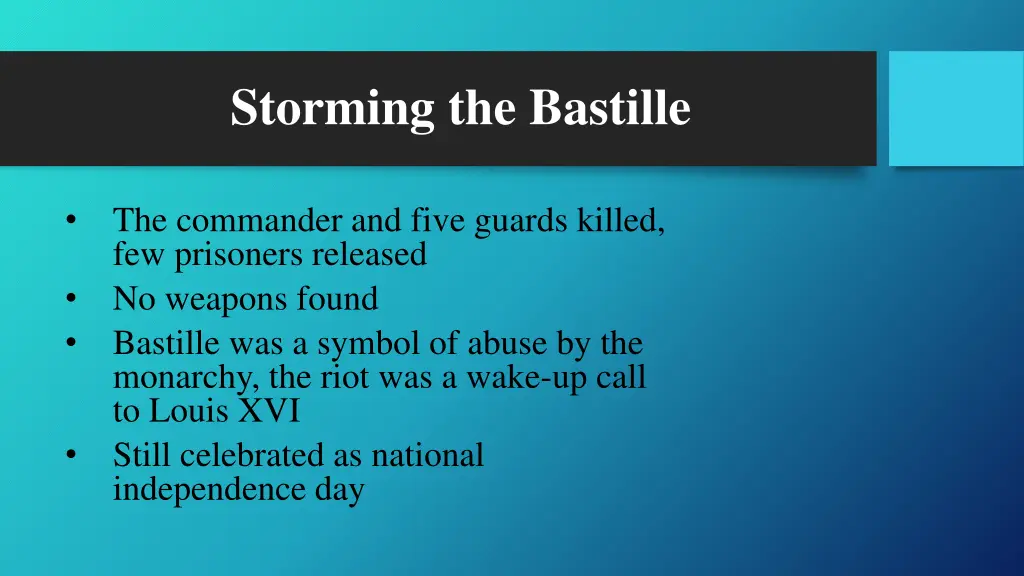 storming the bastille 1