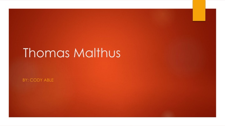 thomas malthus