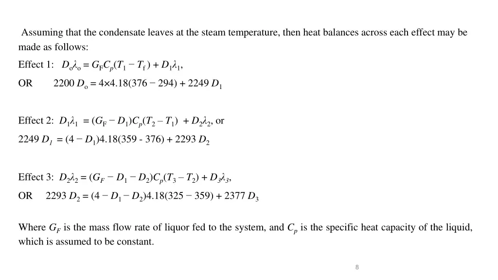 assuming that the condensate leaves at the steam